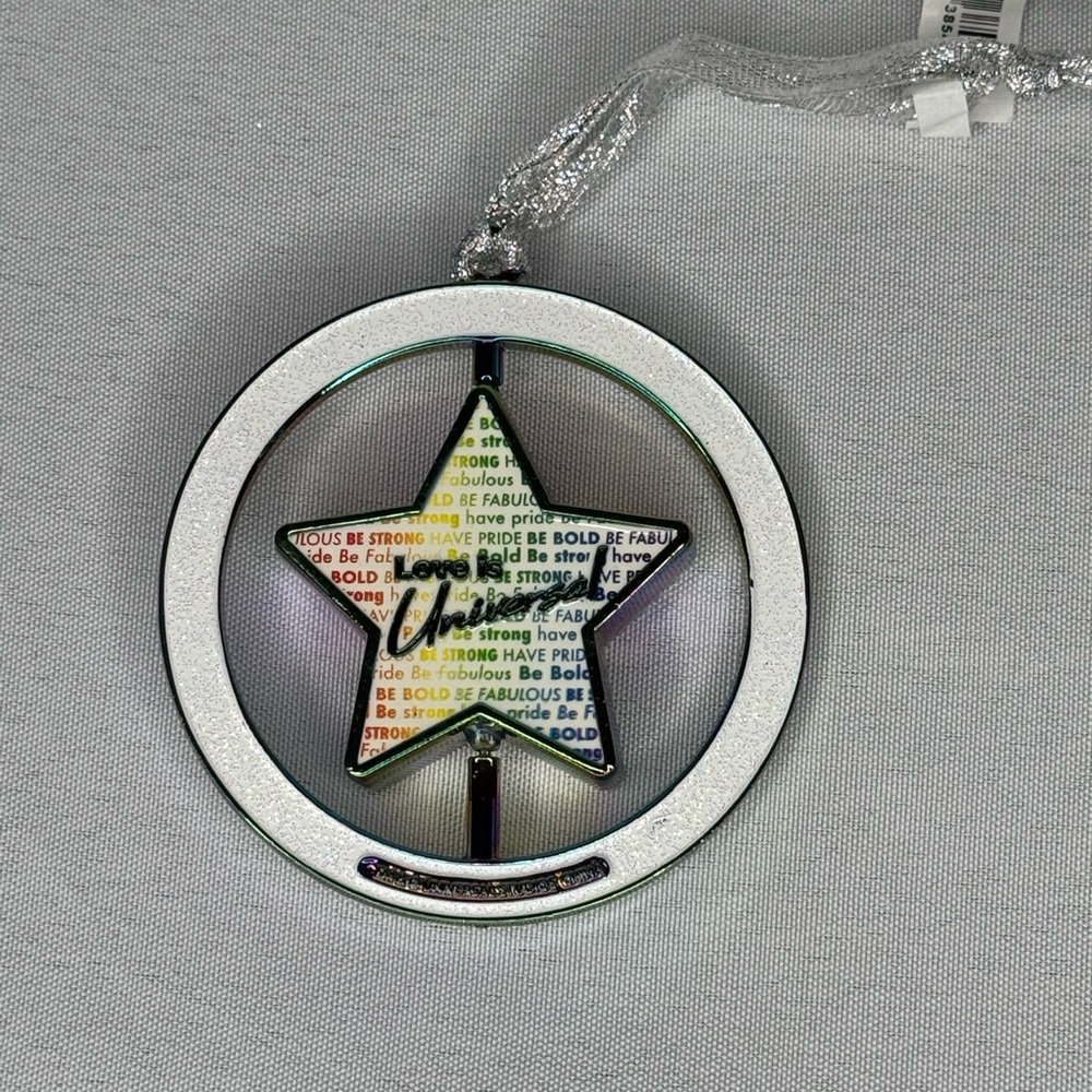 Universal Silver Star Ornament